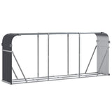 Vidaxx Brennholzlager 234x45x100 cm verzinkter Stahl Anthrazit