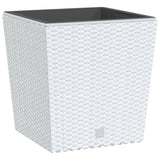 Vidaxl Planner med aftagelig Bak Rattan Look 21 32 L PP White