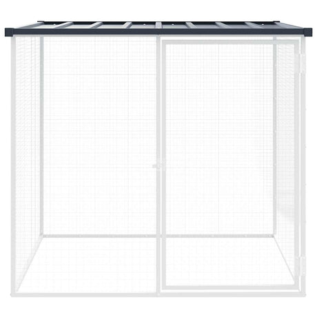 Vidaxx Hühnerstall mit Dach 103x98x90 cm verzinkter Stahl Anthrazit