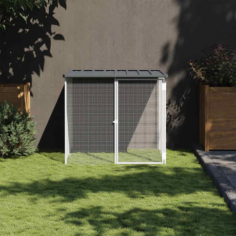 Vidaxx Hühnerstall mit Dach 103x98x90 cm verzinkter Stahl Anthrazit