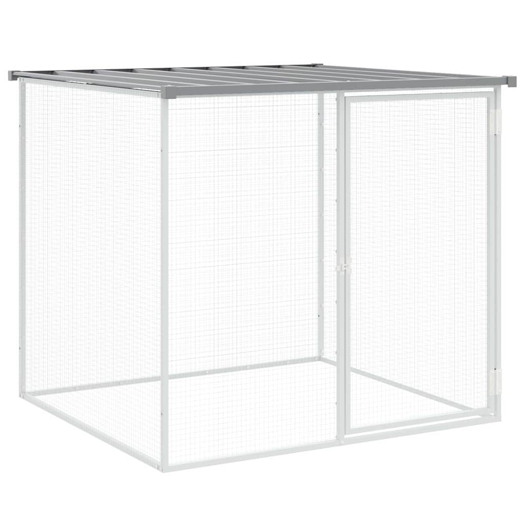 Vidaxx Hühnerstall mit Dach 103x98x90 cm verzinkter Stahl hellgrau