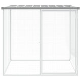 Vidaxx Hühnerstall mit Dach 103x98x90 cm verzinkter Stahl hellgrau