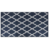 Vidaxx wendbarer Outdoor-Teppich 80x150 cm Marineblau und Weiß