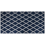 Vidaxx wendbarer Outdoor-Teppich 100x200 cm Marineblau und Weiß