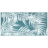 Vidaxx wendbarer Outdoor-Teppich 80x150 cm Aqua und Weiß