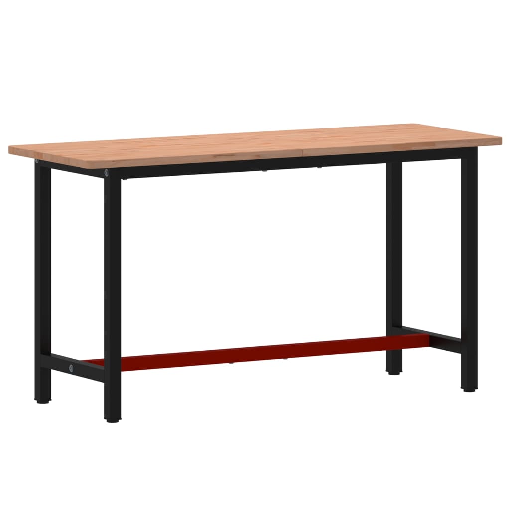 Vidaxl Workbench 3 150x55x81.5 cm corchem Holz a Metall