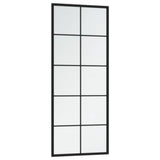 Vidaxl Wall Mirrors 2 PCS 100x40 cm kovová černá