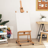 Vidaxl Easel 55x53.5x178 cm Beech Wood