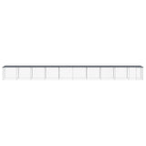 VidaXL Hühnerstall mit Dach 1003 x 98 x 90 cm, verzinkter Stahl, Anthrazit