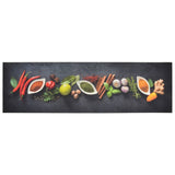 Vidaxl Kitchen Mat Maty zioła zioła 45x150 cm aksamit