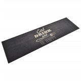 Vidaxl Kitchen mat washable kitchen print 45x150 cm velvet black