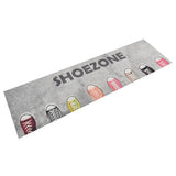 Vidaxx Küchenmatte waschbar Shoezone Print 45x150 cm Samt