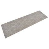 Vidaxx Küchenmatte waschbar kariert 60x180 cm Samt