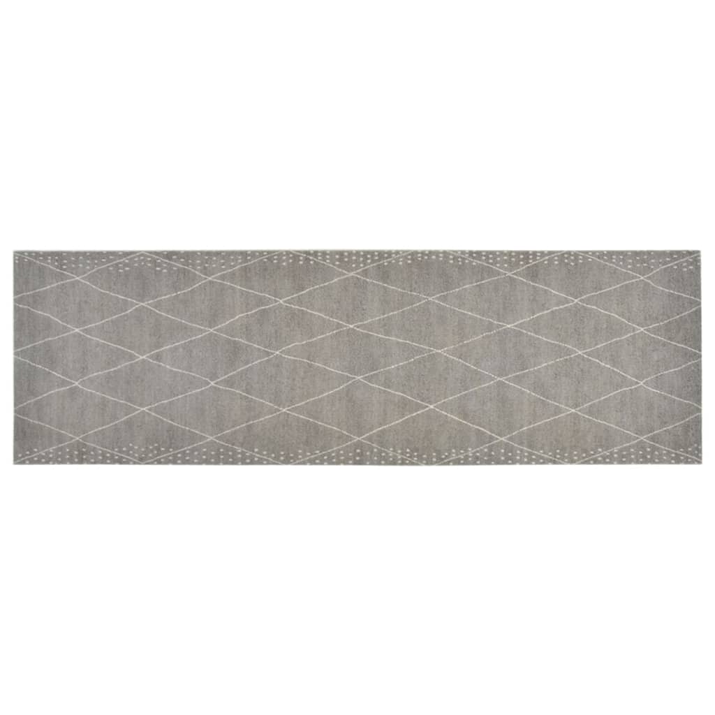 Vidaxl Kitchen Mat Unana w szachownica 60x180 cm aksamit