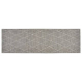 Vidaxl Kitchen Mat Unana w szachownica 60x180 cm aksamit