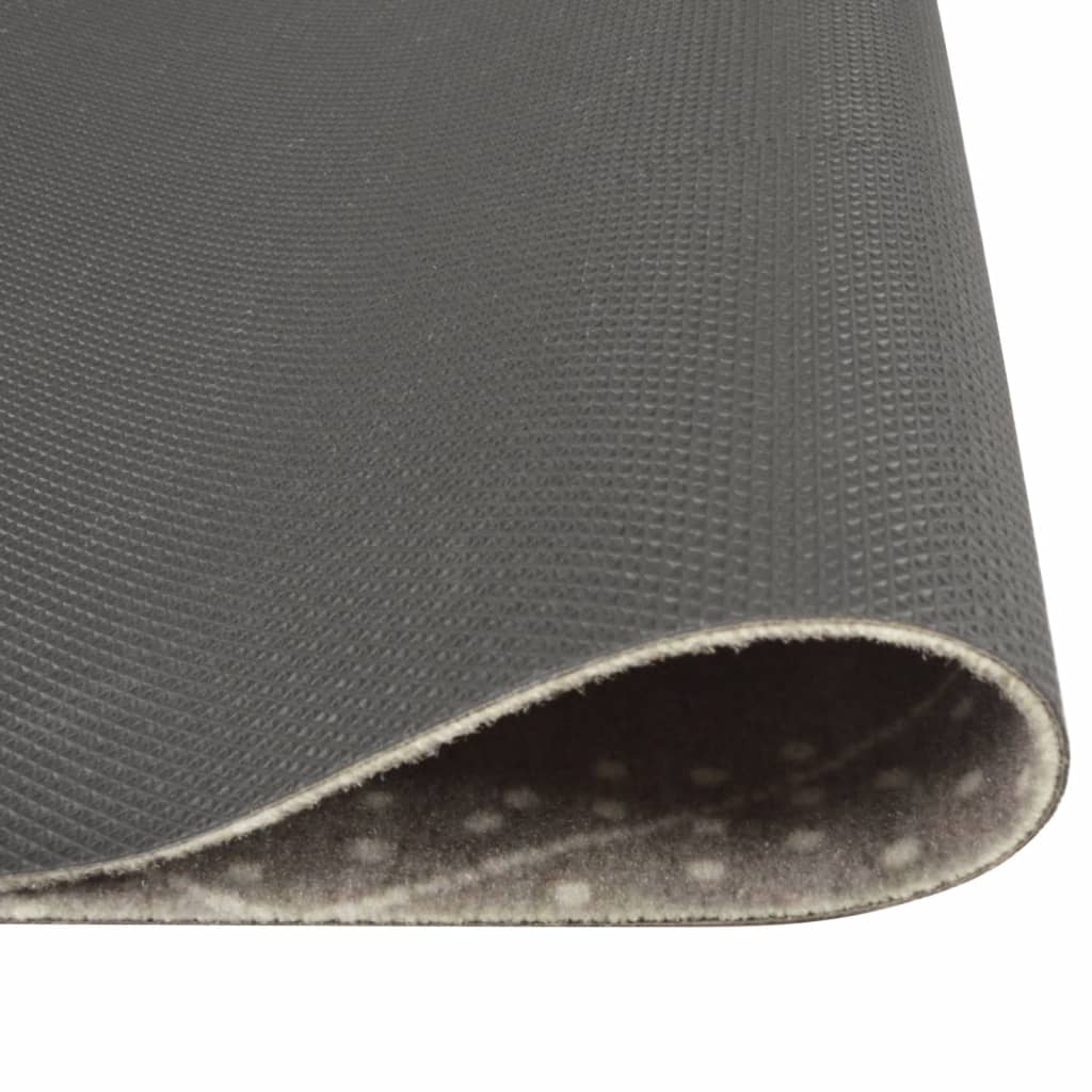 Vidaxx Küchenmatte waschbar kariert 60x180 cm Samt
