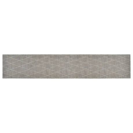Vidaxx Küchenmatte waschbar kariert 60x300 cm Samt