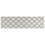 Vidaxl Kitchen Mat Washable blokkert 45x150 cm fløyel