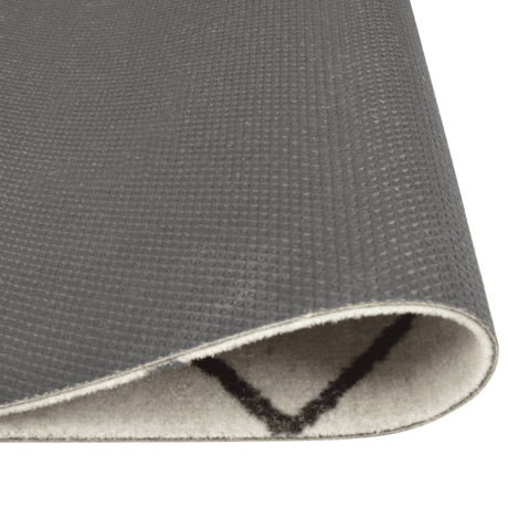 Vidaxx Küchenmatte waschbar kariert 45x150 cm Samt