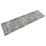 Vidaxx Küchenmatte waschbar Betondruck 45x150 cm Samt