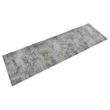 Vidaxx Küchenmatte waschbar Betondruck 60x180 cm Samt