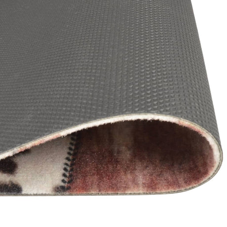 Vidaxx Küchenmatte waschbarer Tierhautdruck 45x150 cm Samt