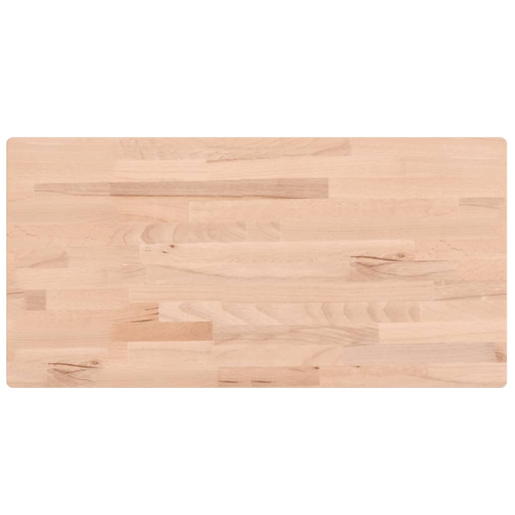 Vidaxx Waschtischplatte 100x50x1,5 cm massives Buchenholz