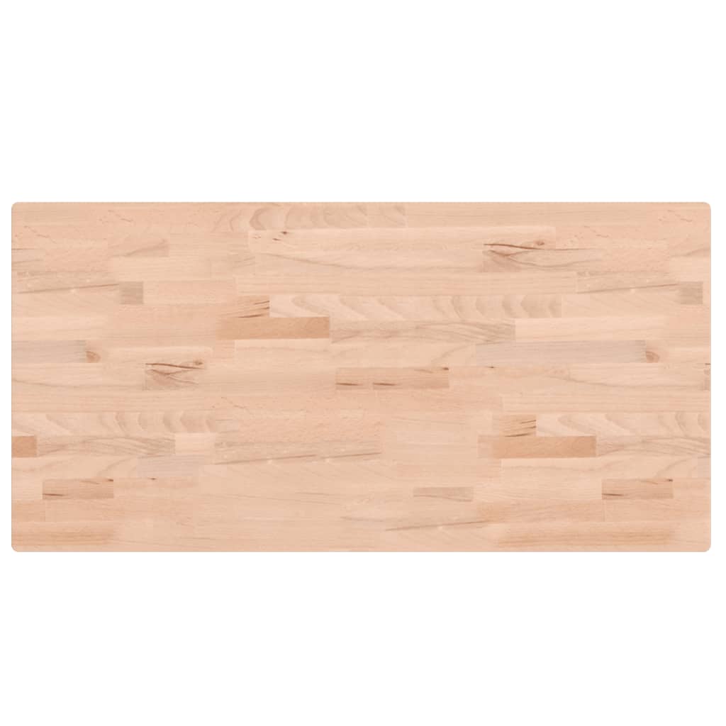 Vidaxx Waschtischplatte 100x50x2,5 cm massives Buchenholz