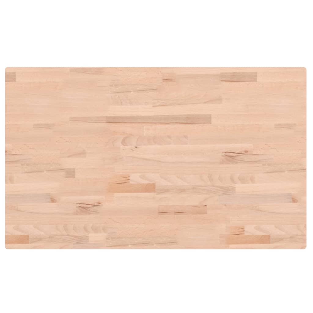 Vidaxx Waschtischplatte 100x60x2,5 cm massives Buchenholz