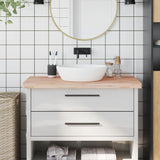 BIDAXL WASHBASIN TABELL 100X50X4 CM SOCID BIECH TRÅ