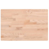 Vidaxl Washbasin Sheet 60x40x4 cm de madera de haya sólida