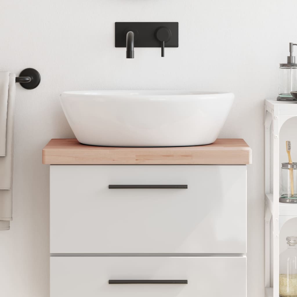 VIDAXL WASHBASIN Arkusz 60x40x4 cm lite bukowy drewno