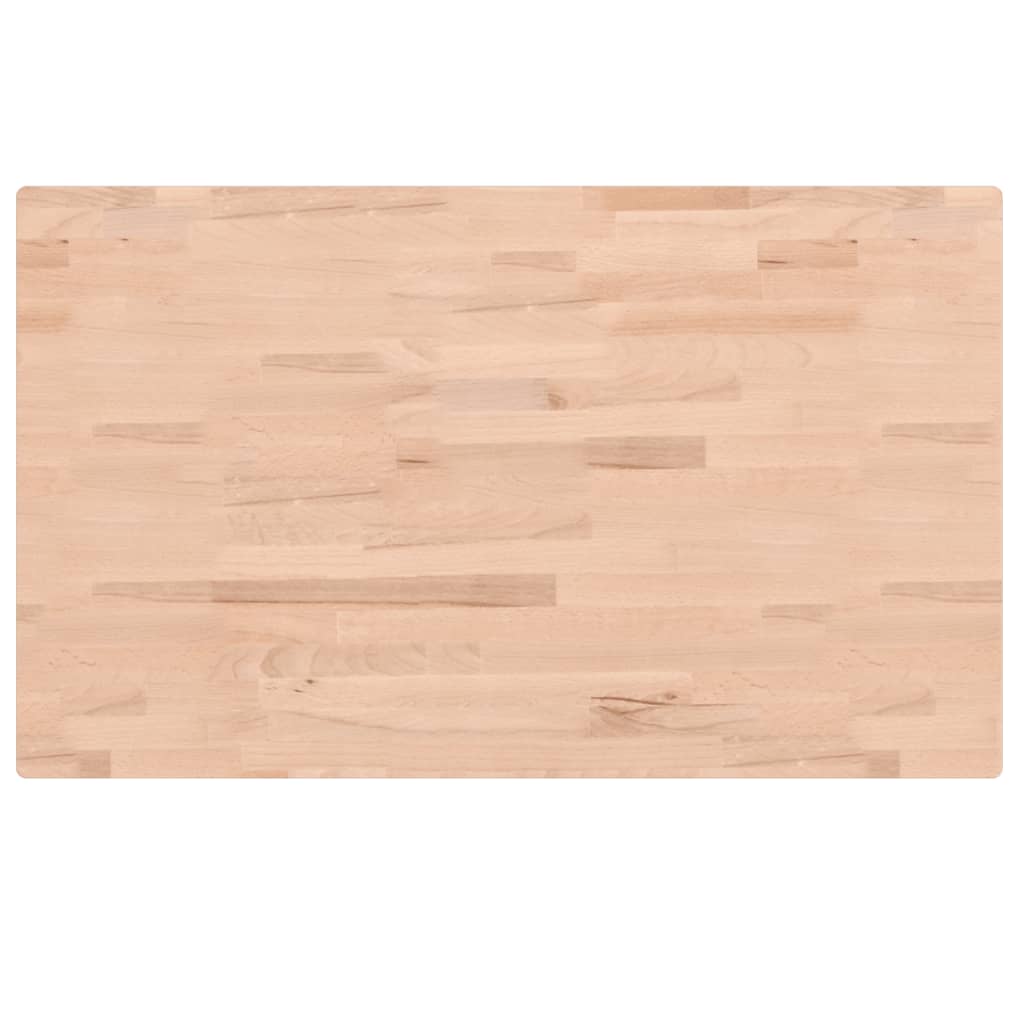 Vidaxx Waschtischplatte 100x60x4 cm massives Buchenholz