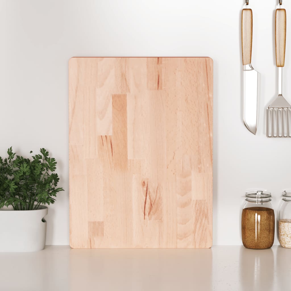 Vidaxx Schneidebrett 40x30x4 cm massives Buchenholz