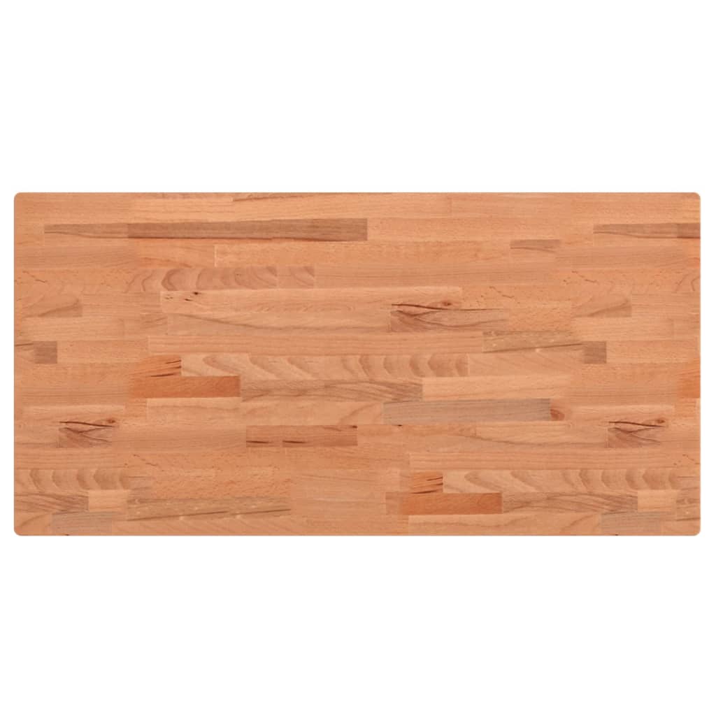 VidaXL Waschtischplatte 80x40x1,5 cm massives Buchenholz