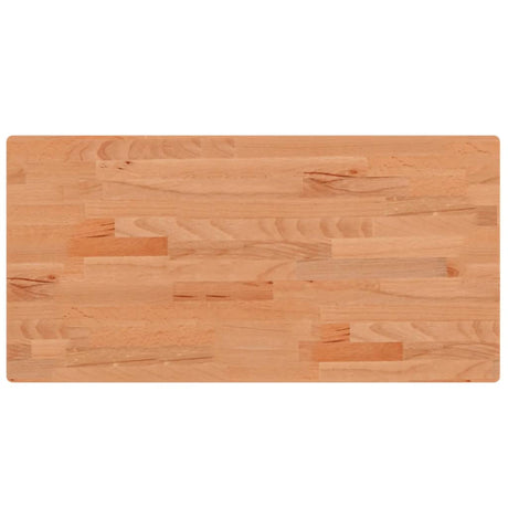 Vidaxl wastafelblad 80x40x2,5 cm massief beukenhout