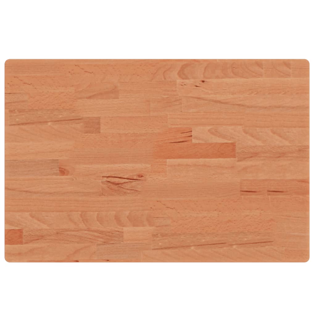 VidaXL Waschtischplatte 60x40x2,5 cm massives Buchenholz