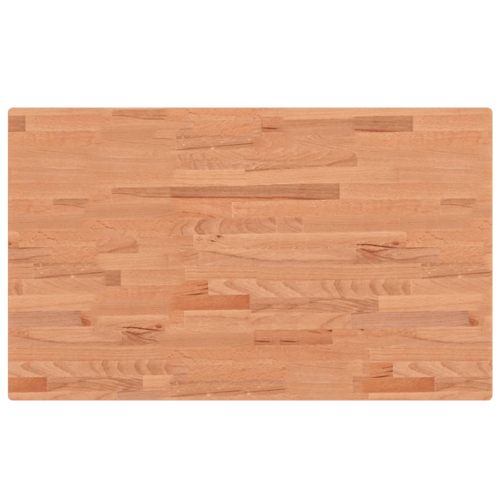 Vidaxx Waschtischplatte 100x60x2,5 cm massives Buchenholz