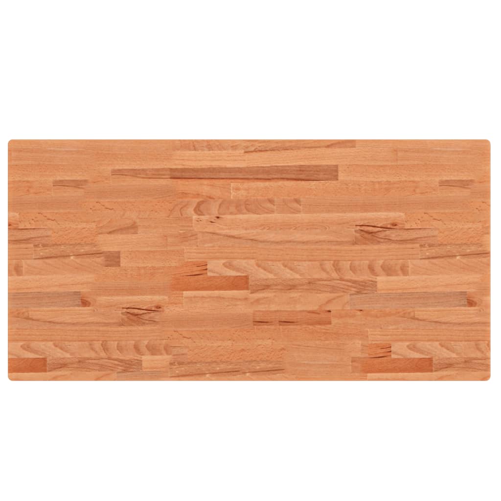 VidaXL Waschtischplatte 100x50x4 cm massives Buchenholz