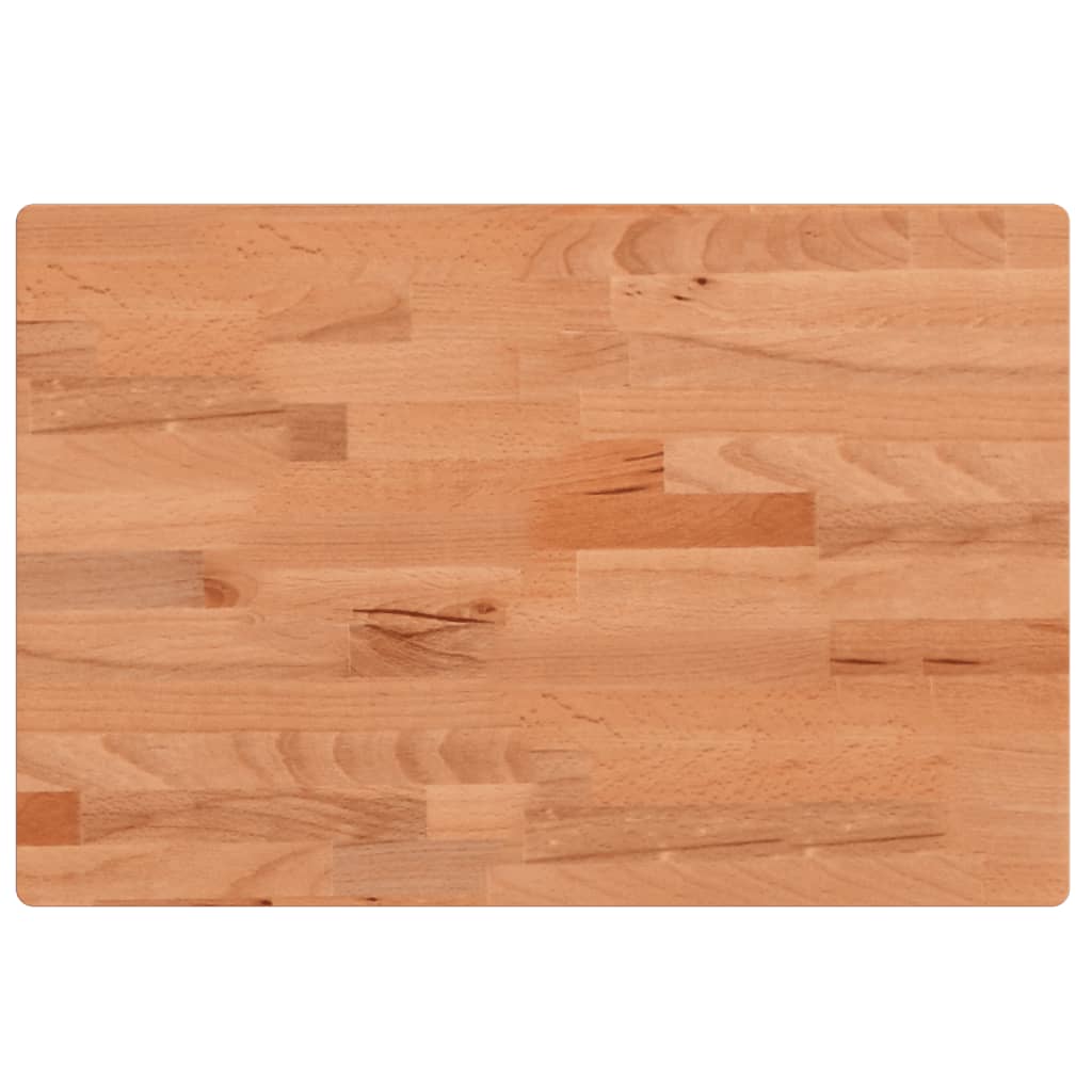 Vidaxx Waschtischplatte 60x40x4 cm massives Buchenholz