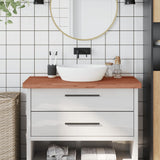 Vidaxx Waschtischplatte 100x60x4 cm massives Buchenholz