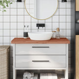 Vidaxl Washbasin Tabella 100x60x4 cm Legno di faggio solido