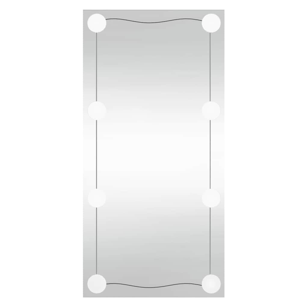 VidaXL Wandspiegel mit LEDs rechteckig 30x60 cm Glas