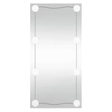 VidaXL Wandspiegel mit LEDs rechteckig 30x60 cm Glas