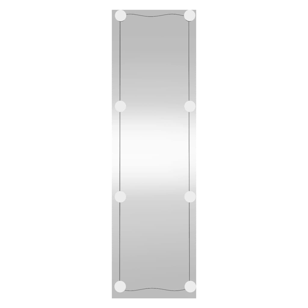 Vidaxl Wall Mirror s LED obdélníkovým sklem 30x100 cm