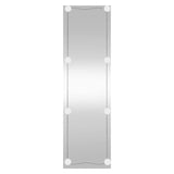 Vidaxl Wall Mirror s LED obdélníkovým sklem 30x100 cm