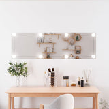 Vidaxl Wall Mirror s LED obdélníkovým sklem 30x100 cm