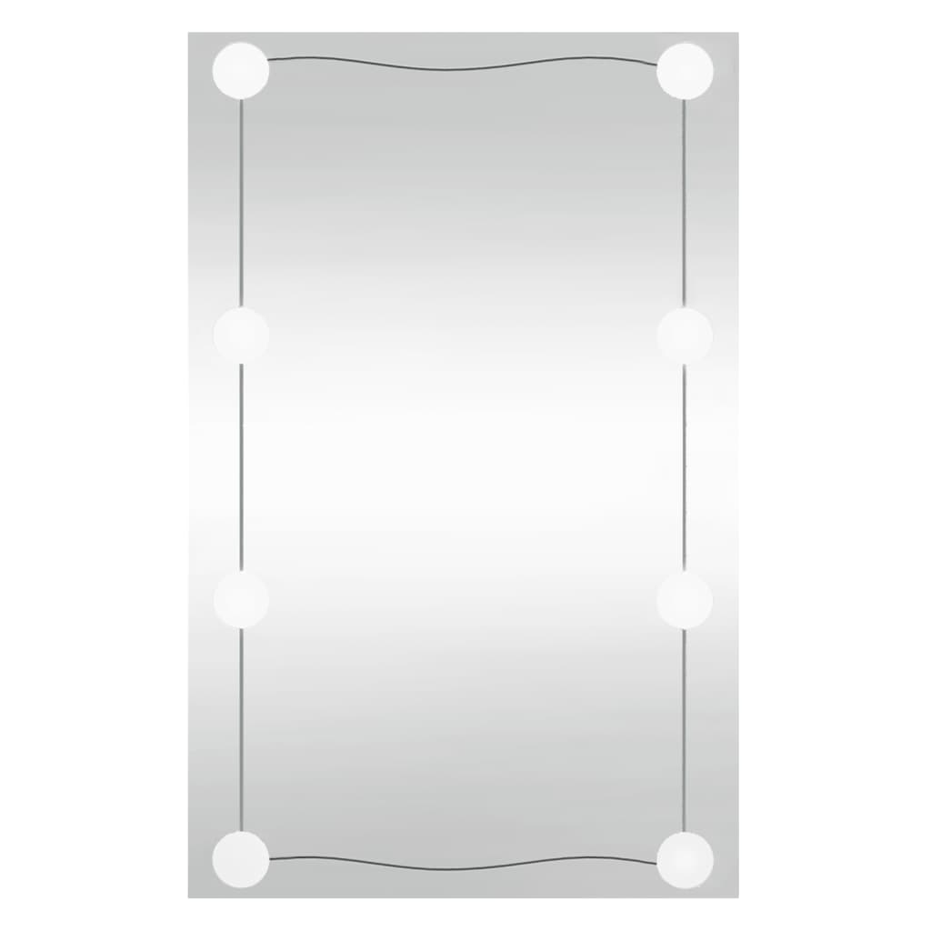 Vidaxl Wall Mirror s LED obdélníkovým sklem 40x60 cm