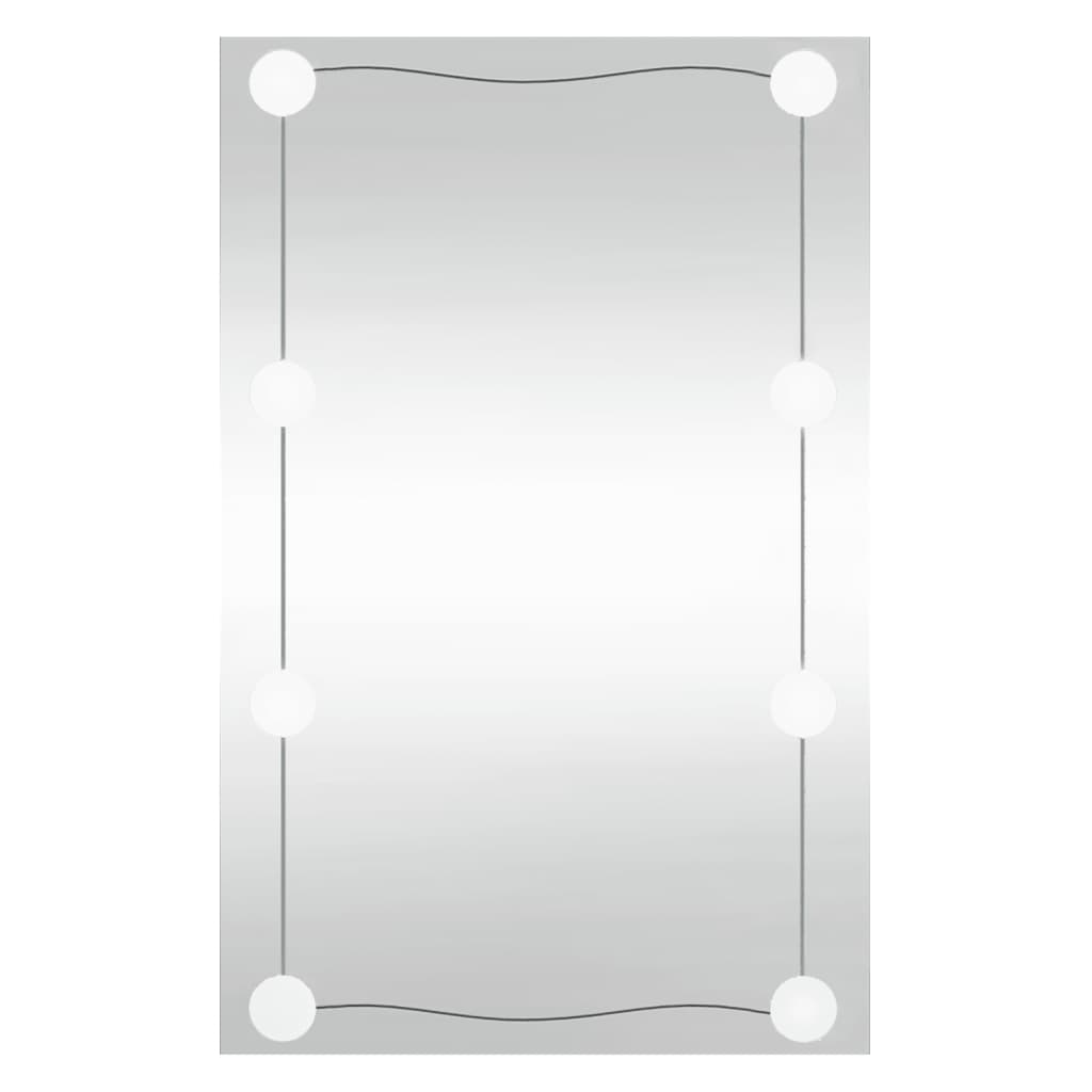 Vidaxl Wall Mirror s LED obdélníkovým sklem 50x80 cm