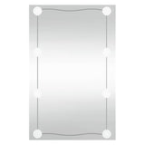 Vidaxl Wall Mirror s LED obdélníkovým sklem 50x80 cm